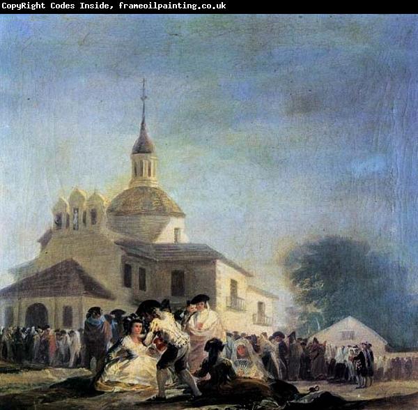Francisco de goya y Lucientes Pilgrimage to the Church of San Isidro